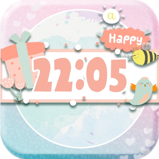 Clock Widget Pastel Style Pro