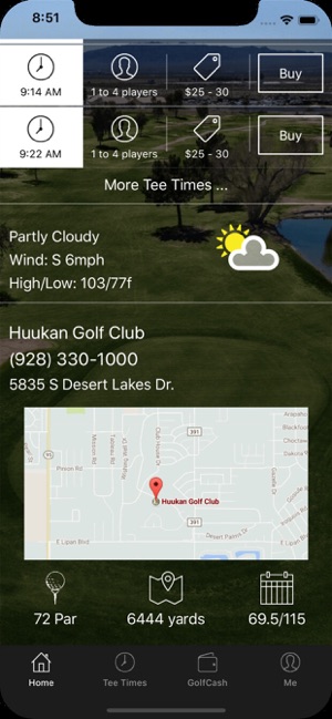 Huukan Golf Club Tee Times(圖3)-速報App