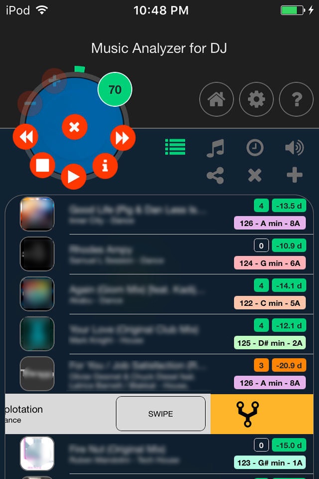 Music analyzer for DJ screenshot 3