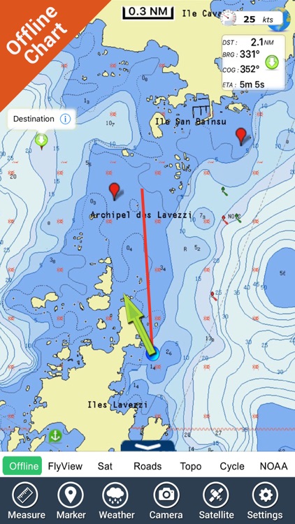 Mediterranean Sea HD GPS Chart screenshot-4