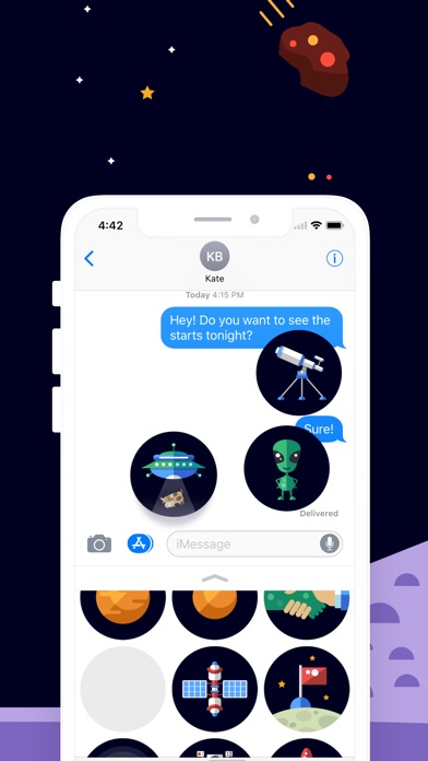 Space Sticker Collection screenshot 4