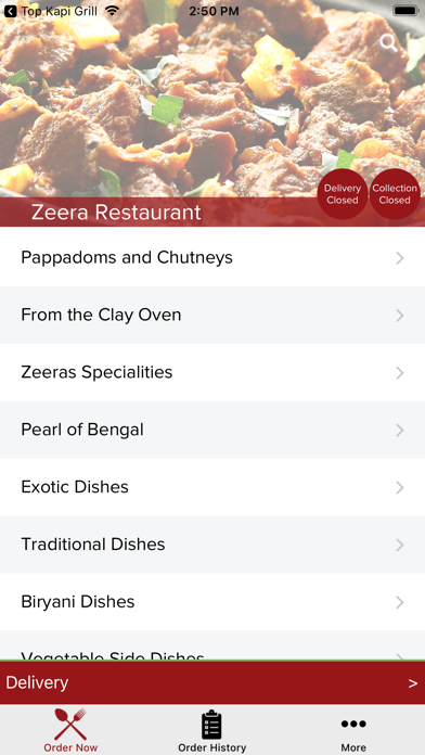 How to cancel & delete Zeera Restaurant from iphone & ipad 2