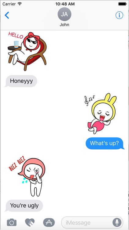 Rascal Rab - Rabbit Emoji GIF screenshot-3