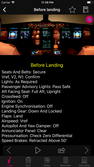Pro Pilot Cessna 500 Checklist screenshot 4