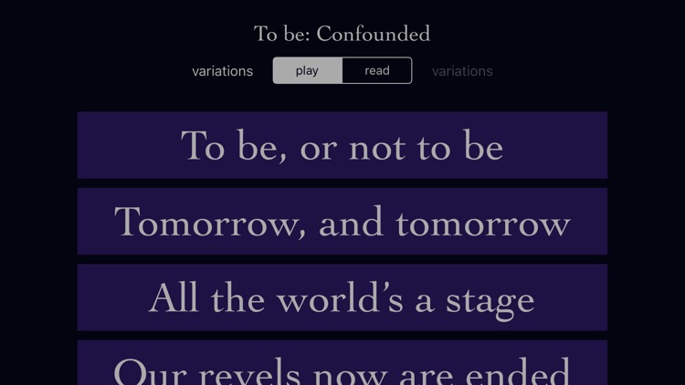 To Be: Confounded
