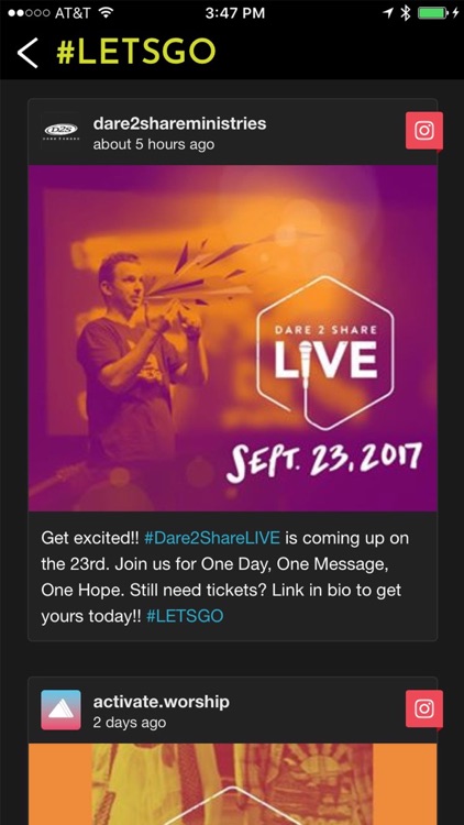 Dare2Share Live