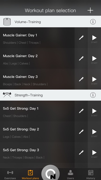 Gymnotize Pro Workout Routines
