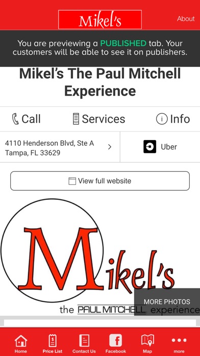 Mikel's The Paul Mitchell Experience App screenshot 2