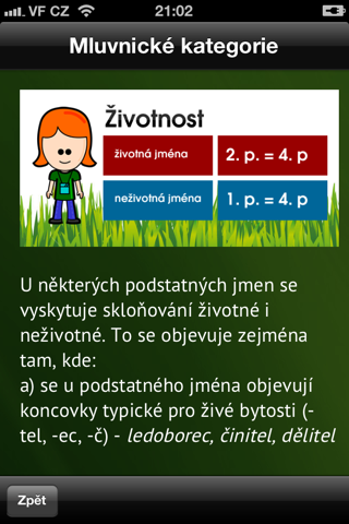 Podstatná jména - náhled