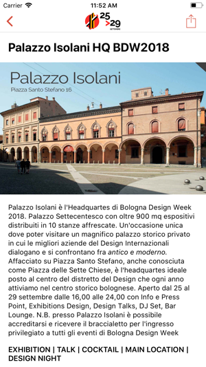 Bologna Design Week 2018(圖1)-速報App