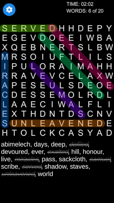 Bible Word Search Puzzle screenshot 4