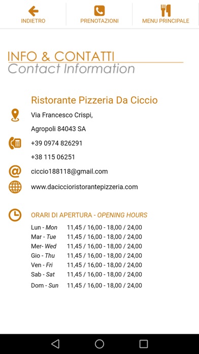 Ristorante Pizzeria Da Ciccio screenshot 4