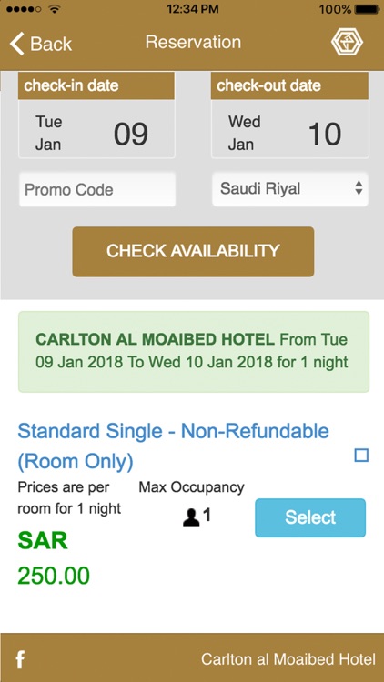 Carlton al Moaibed Hotel screenshot-3