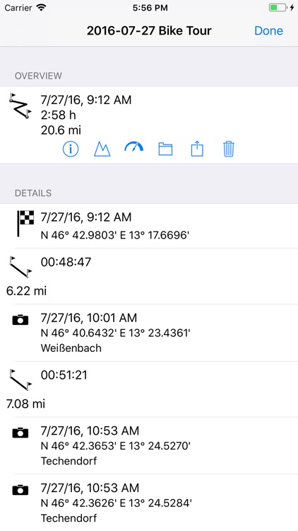 myTracks - The GPS-Logger