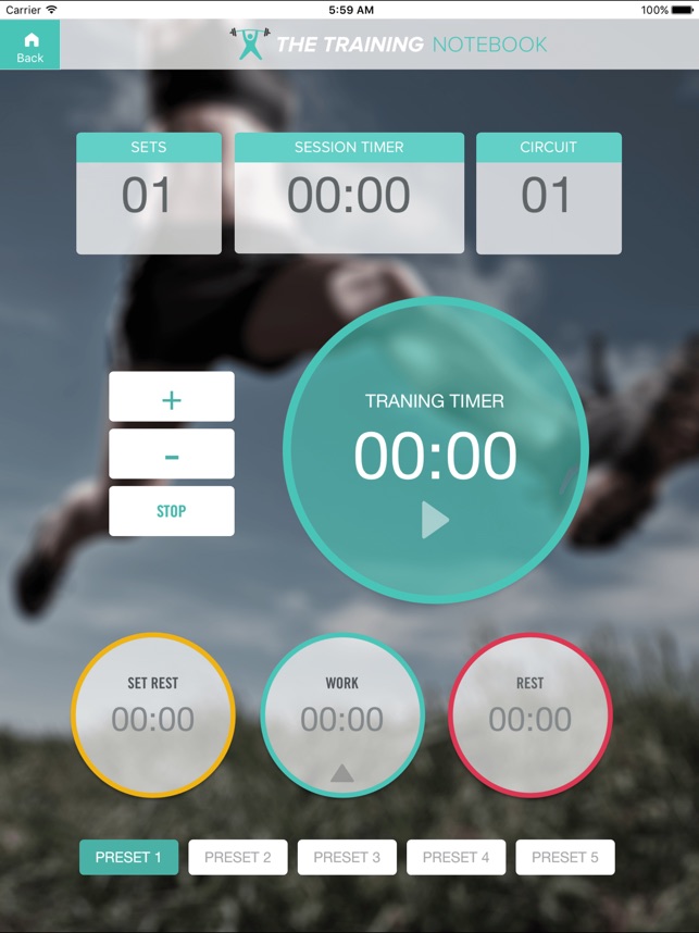 the training notebook on the app store