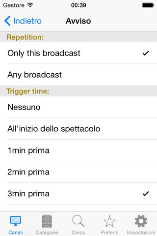 Italian TV Schedule screenshot 3