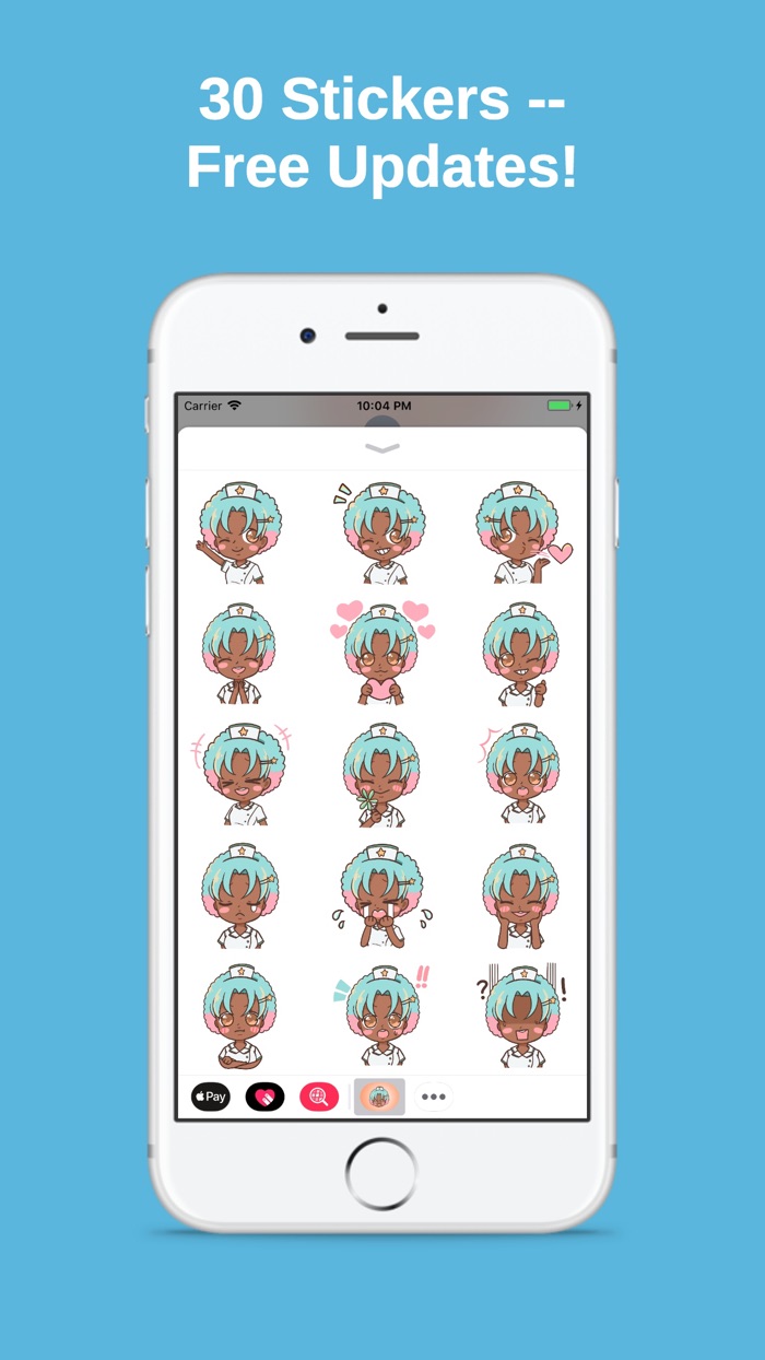 Nurse Seiza Anime Stickers