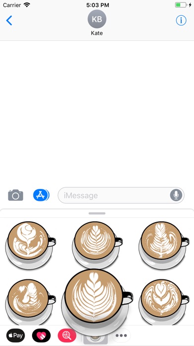 Latte Art Stickers screenshot 2