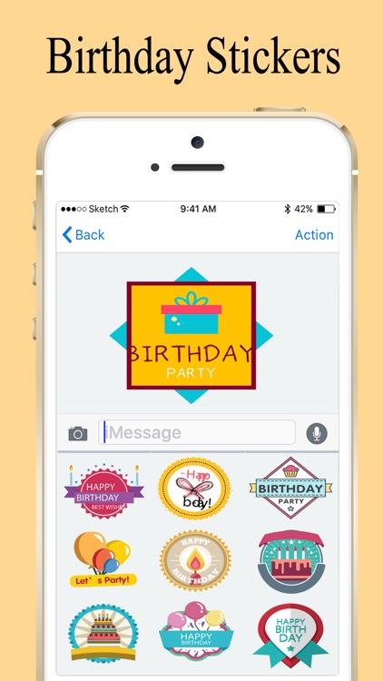 Birthday Wishes Stickers 2018