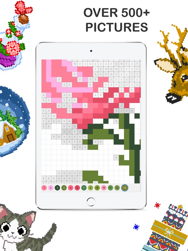 拼豆: 像素数字填色游戏 - Pixel Color
