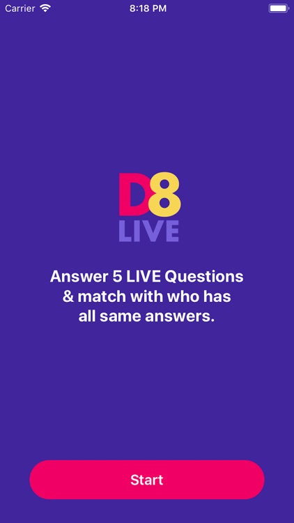 5 LIVE Questions & Get Match