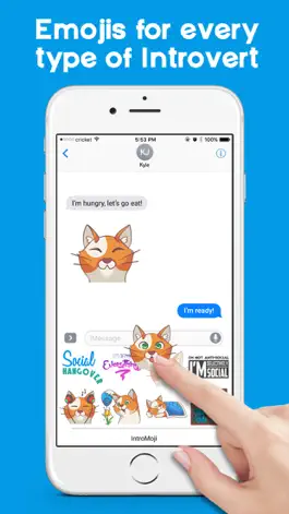 Game screenshot IntroMoji - Emojis & Stickers for Introverts apk