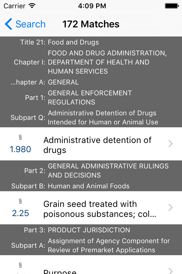 21 CFR - Food and Drugs (LawStack Series) screenshot 3