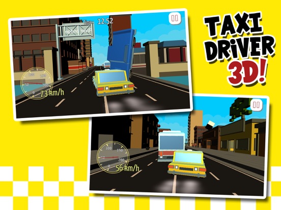 Taxi driver 3D car simulator screenshot 3