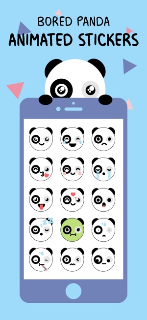 Bored Panda Animated Stickers