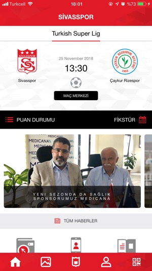 Sivasspor Resmi Uygulamasi(圖3)-速報App