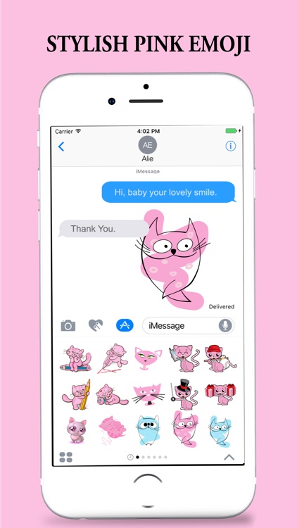 Pink Partner Stickers for iMessages screenshot-4