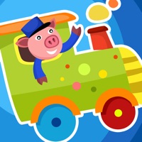 Train Ride a Game to Learn and Play for Children with Animal-s and Funny Passengers