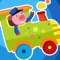 Train Ride: a Game to Learn and Play for Children with Animal-s and Funny Passengers!