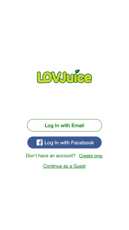 LOVJuice Mobile App