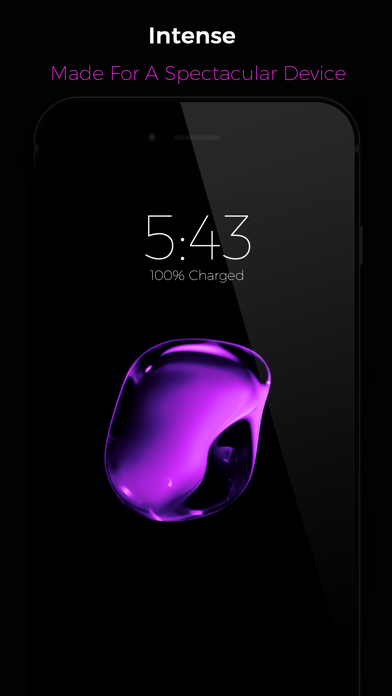 Black Lite - Live Wallpapers screenshot 4