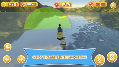 Water Bike 3D Racing Stunts screenshot 2