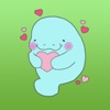 Shy Manatee Emoji Sticker