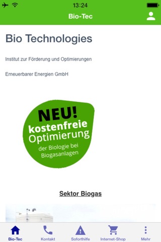 1. Biogas Hilfe Notfall App screenshot 3