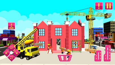Pink Girl House Construction screenshot 3
