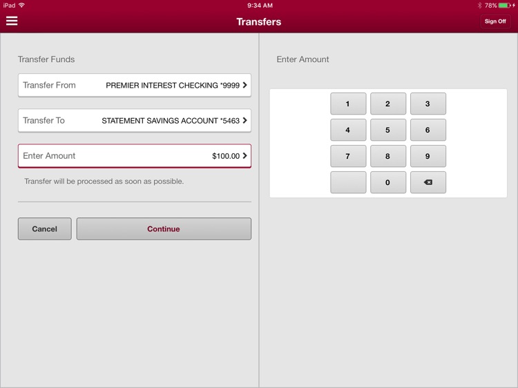 First Commerce Bank NJ Tablet screenshot-3