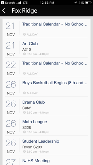Fox Ridge Middle School App(圖4)-速報App
