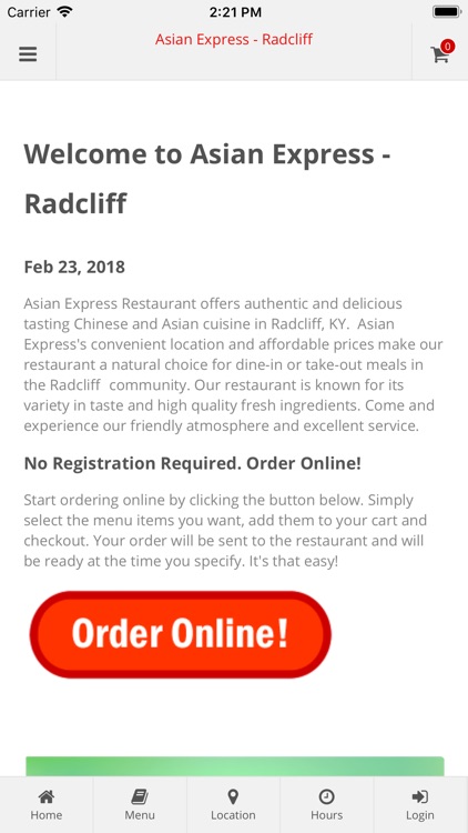 Asian Express Radcliff