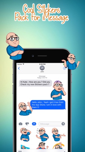 Man With Glasses Stickers(圖2)-速報App