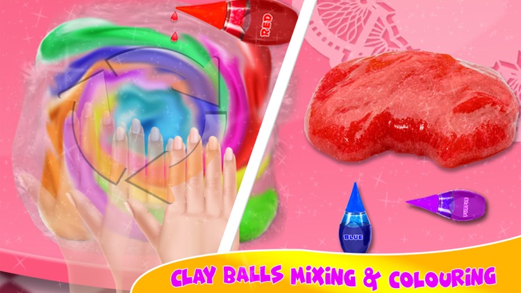 Clay Ball & Balloon Slime Game