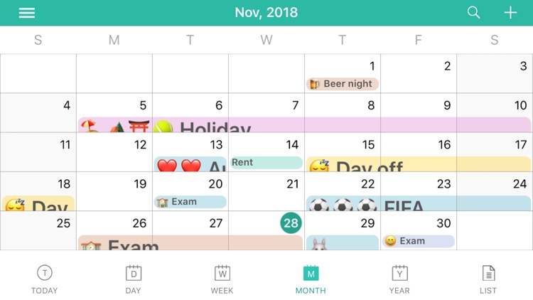 BigCal - Month view calender screenshot-4