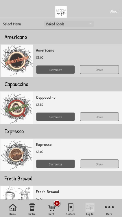 Coffee Nest Delivery