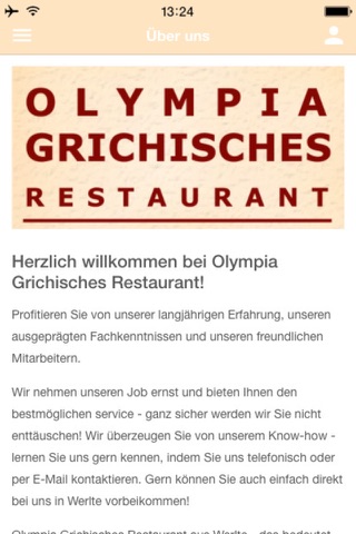 Olympia Grichisches Restaurant screenshot 2
