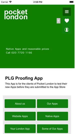 PLG Client Proofing App