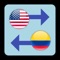 Currency converter (US Dollar to Colombian Peso) allowing rate edition