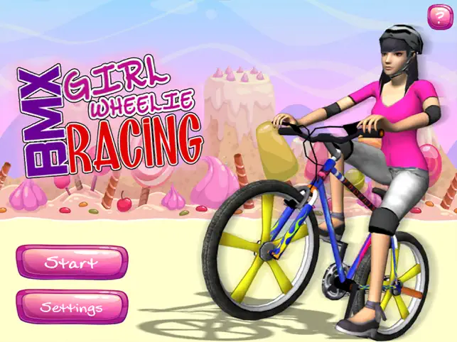 Bmx Girl Wheelie Racing, game for IOS